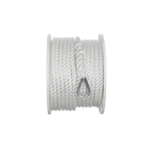 Seachoice Anchor Line Rope, 3-Strand Twisted, White, Nylon, 1/2 in. X 150 Ft. Default Title -Modern Boat Sales & Service