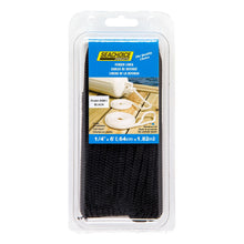 Seachoice Double-Braid Nylon Fender Line, 1/4 In. X 6 Ft., Black -Modern Boat Sales & Service