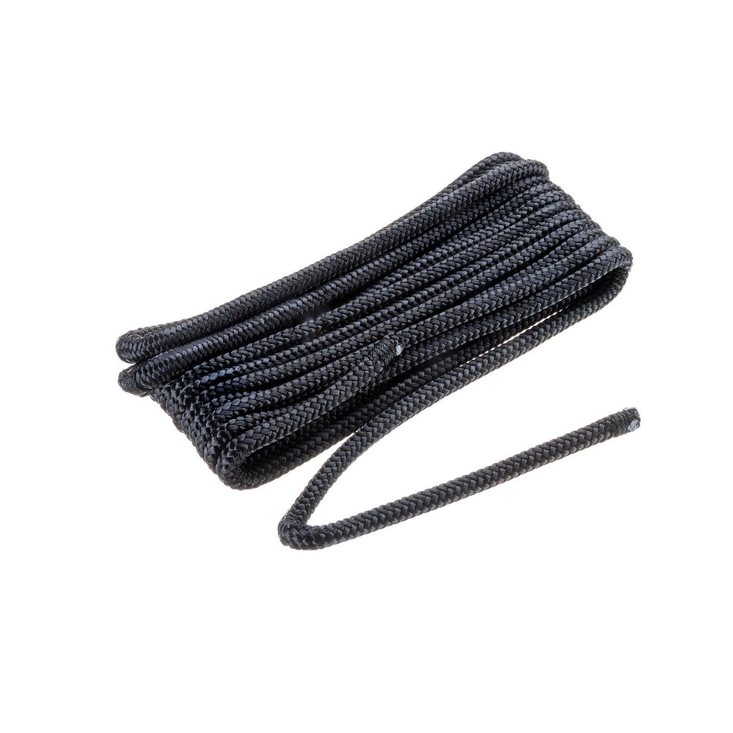 Seachoice Double-Braid Nylon Fender Line, 1/4 In. X 6 Ft., Black Default Title -Modern Boat Sales & Service