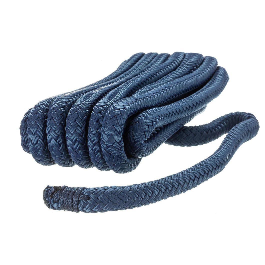 Seachoice Double-Braid Bumper Fender Line, 3/8 in. X 6 Ft., Navy Blue Default Title -Modern Boat Sales & Service