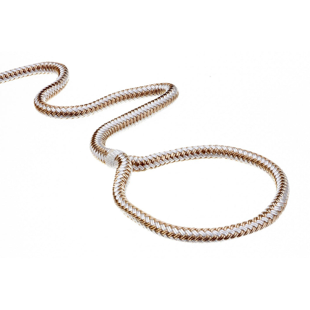 Seachoice Double-Braid Bumper Fender Line, 3/8 in. X 6 Ft., Gold/White Default Title -Modern Boat Sales & Service
