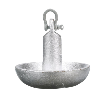 Seachoice Mushroom Anchor, Cast Iron, Aluminum-Painted Silver, 20 Lbs., Boats Up to 24 Ft. Long -Modern Boat Sales & Service