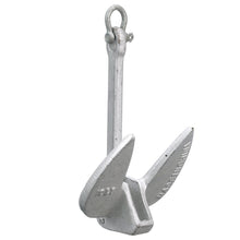 Seachoice Navy Anchor, Aluminum Plated Cast Iron, Silver, 10 Lbs. Default Title -Modern Boat Sales & Service