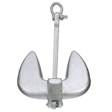Seachoice Navy Anchor, Aluminum Plated Cast Iron, Silver, 20 Lbs. Default Title -Modern Boat Sales & Service