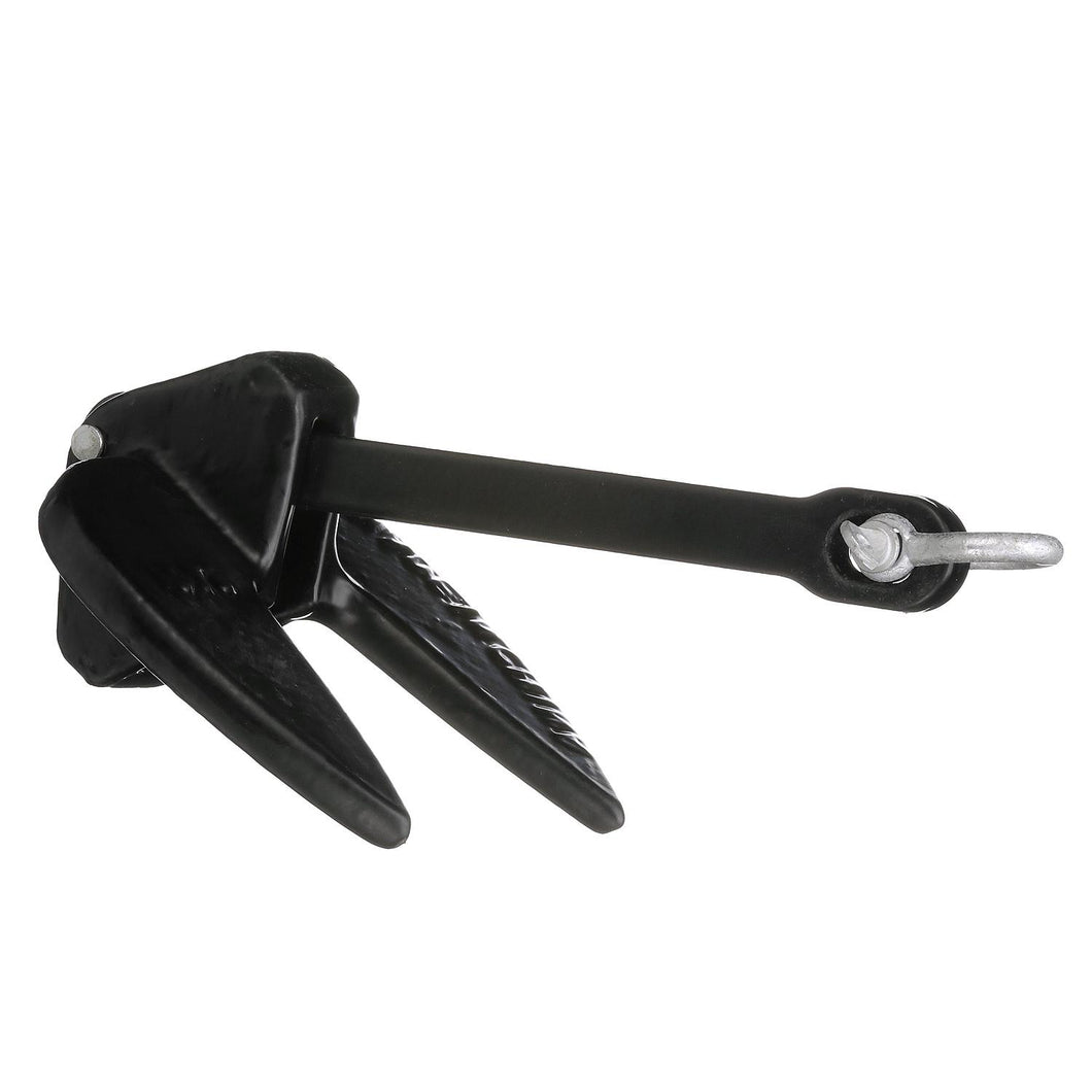Seachoice Navy Anchor, Vinyl Coated Cast Iron, Black, 20 Lbs. Default Title -Modern Boat Sales & Service