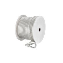 Seachoice Boat Anchor Rope, Double-Braid, Nylon, Achor Line, 1/2 in. X 150 Ft., White Default Title -Modern Boat Sales & Service