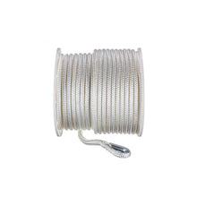 Seachoice Boat Anchor Rope, Double-Braid, Nylon, Achor Line, 1/2 in. X 200 Ft., White -Modern Boat Sales & Service