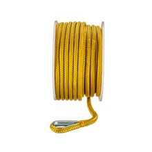 Seachoice Boat Anchor Rope, Double-Braid, Nylon, Achor Line, 3/8 in. X 100 Ft., Yellow -Modern Boat Sales & Service