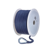 Seachoice Boat Anchor Rope, Double-Braid, Nylon, Achor Line, 3/8 in. X 100 Ft., Navy -Modern Boat Sales & Service