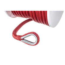 Seachoice Boat Anchor Rope, Double-Braid, Nylon, Achor Line, 1/2 in. X 150 Ft., Red Default Title -Modern Boat Sales & Service