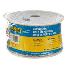 Seachoice 42321 Boat Anchor Rope, Double-Braid, Nylon, Achor Line, 3/8 in. X 100 Ft., Gold/White -Modern Boat Sales & Service
