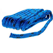 Seachoice 42411 High Quality Dock Rope for Boating - Double-Braid MFP Dock Line, â…œ-Inch x 15 Feet, Blue/Black Default Title -Modern Boat Sales & Service