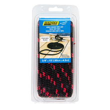 Seachoice 42431 High Quality Dock Rope for Boating - Double-Braid MFP Dock Line, â…œ-Inch x 15 Feet, Black/Red -Modern Boat Sales & Service