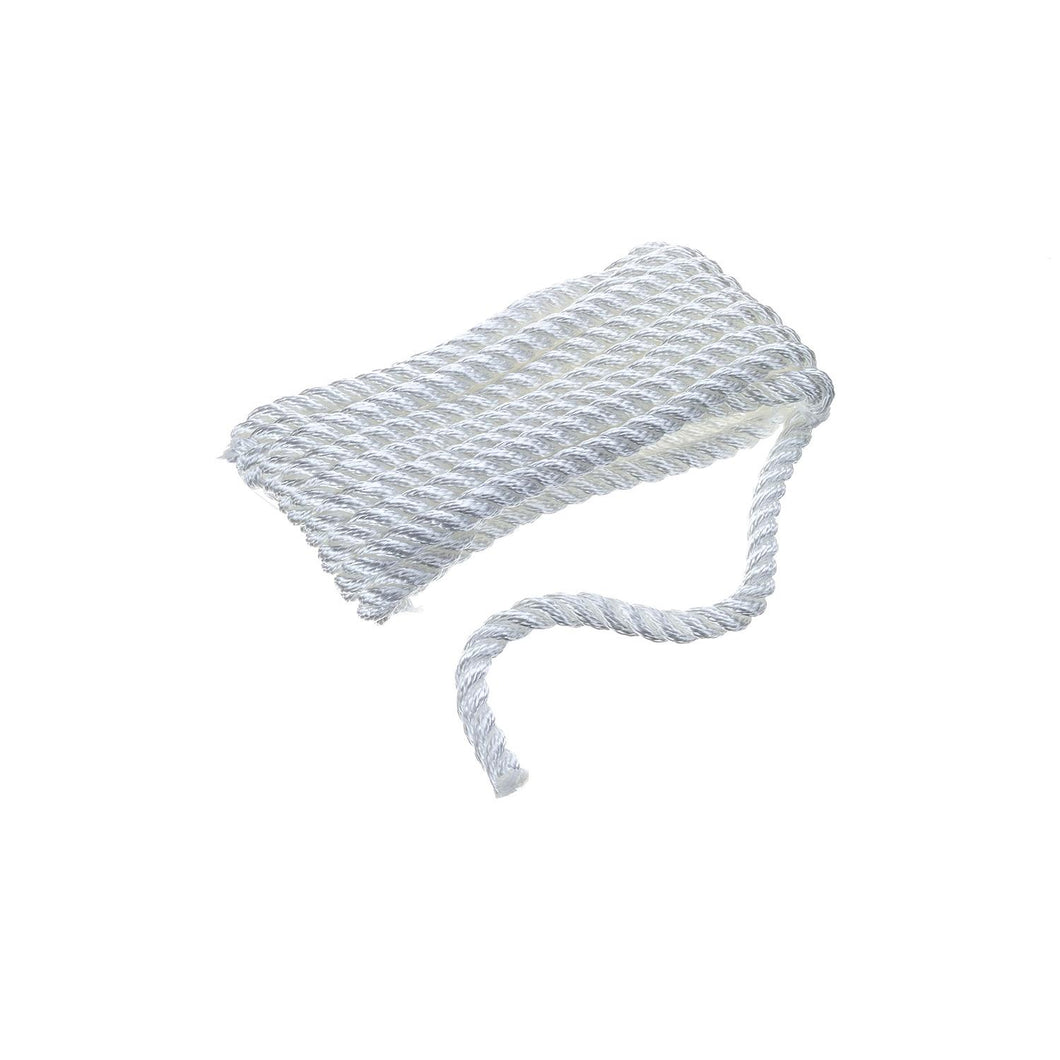 Seachoice High Quality Dock Rope for Boating - 3-Strand Twisted Nylon Dock Line, â…œ-Inch x 10 Feet, White Default Title -Modern Boat Sales & Service