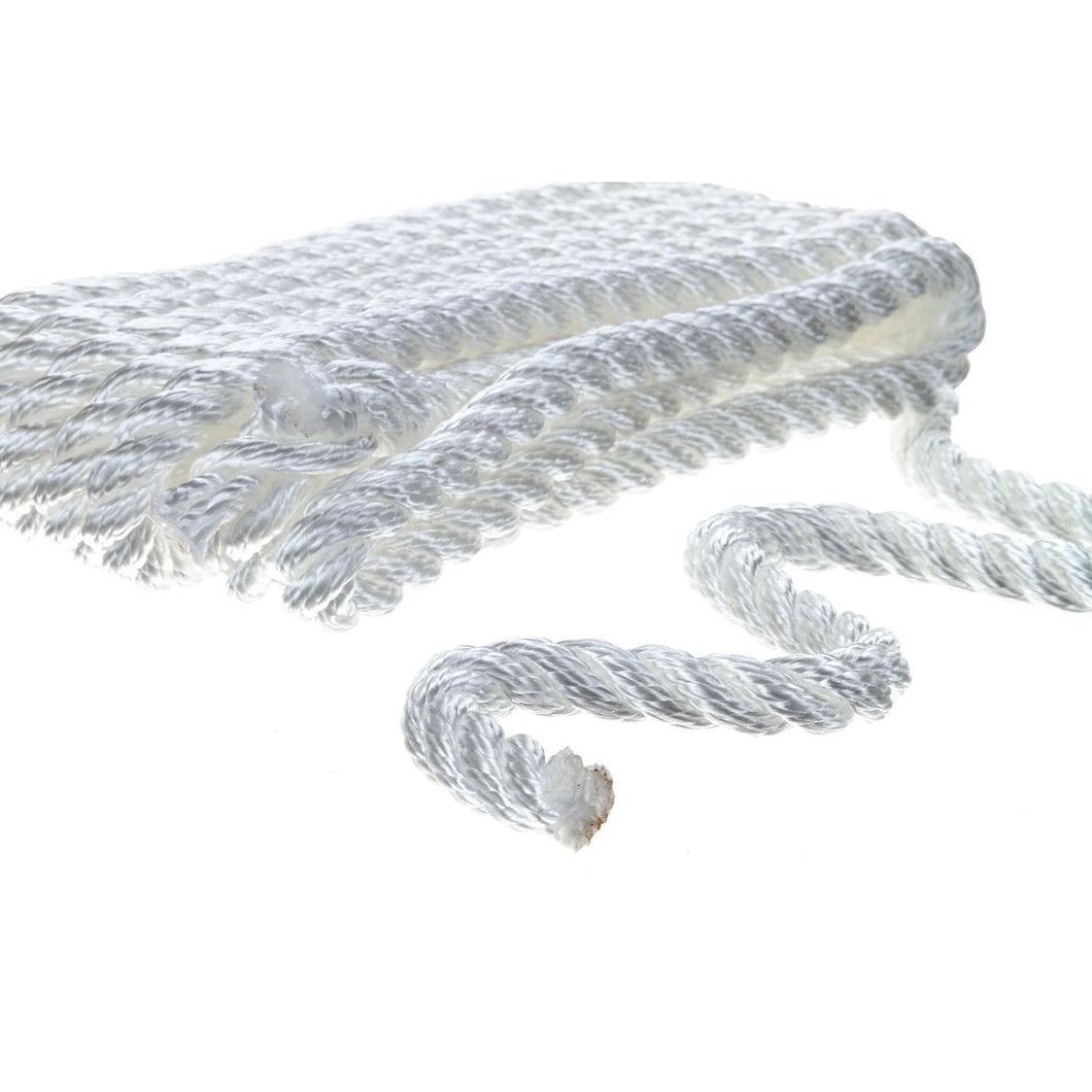 Seachoice High Quality Dock Rope for Boating - 3-Strand Twisted Nylon Dock Line, â…œ-Inch x 15 Feet, White Default Title -Modern Boat Sales & Service