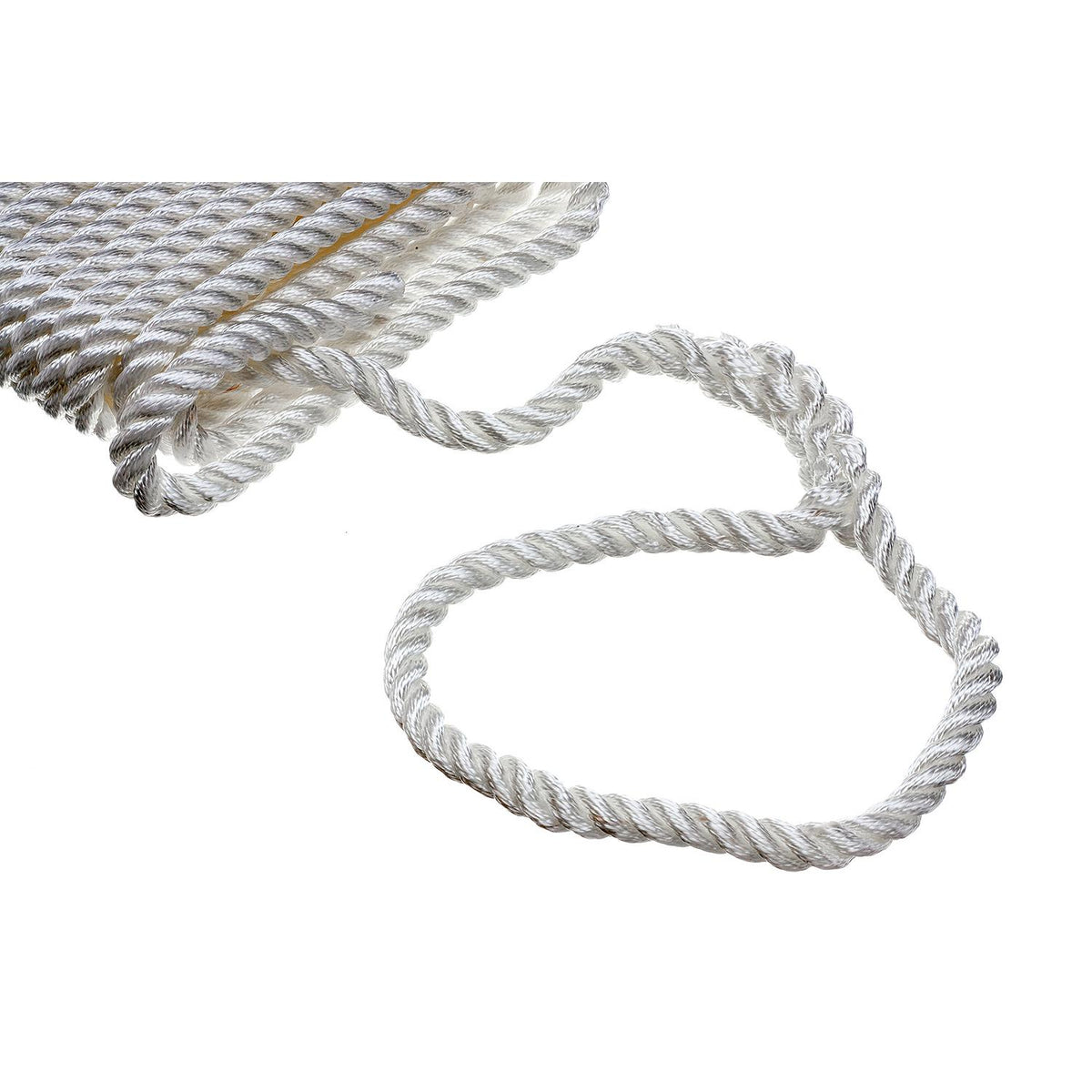Seachoice High Quality Dock Rope for Boating - 3-Strand Twisted Nylon Line, Â½-Inch x 30 Feet, White -Modern Boat Sales & Service