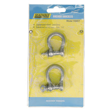 Seachoice Galvanized Anchor Shackle, 1/4 In., 1,100 Lbs. Max Load, Pack of 2 Default Title -Modern Boat Sales & Service