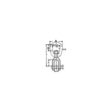 Jaw & Eye Swivel-Hot Dip Galvanized-1/4 Default Title -Modern Boat Sales & Service