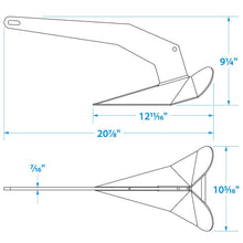 Seachoice Stainless Steel Plow Anchor, Corrosion Resistant, 14 Lbs., for Boats 20-30 Ft. -Modern Boat Sales & Service