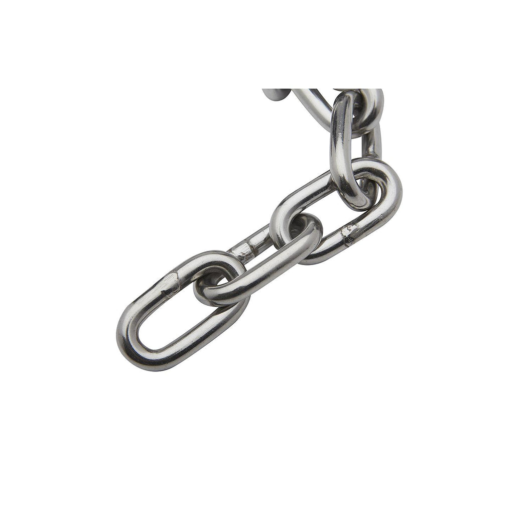 Seachoice 1/4 In. X 4 Ft. Chain, 304 Stainless Steel w/ Shack Default Title -Modern Boat Sales & Service