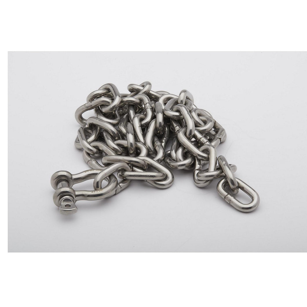 Seachoice 5/16 In. X 5 Ft. Chain, 304 Stainless Steel w/ Shack Default Title -Modern Boat Sales & Service