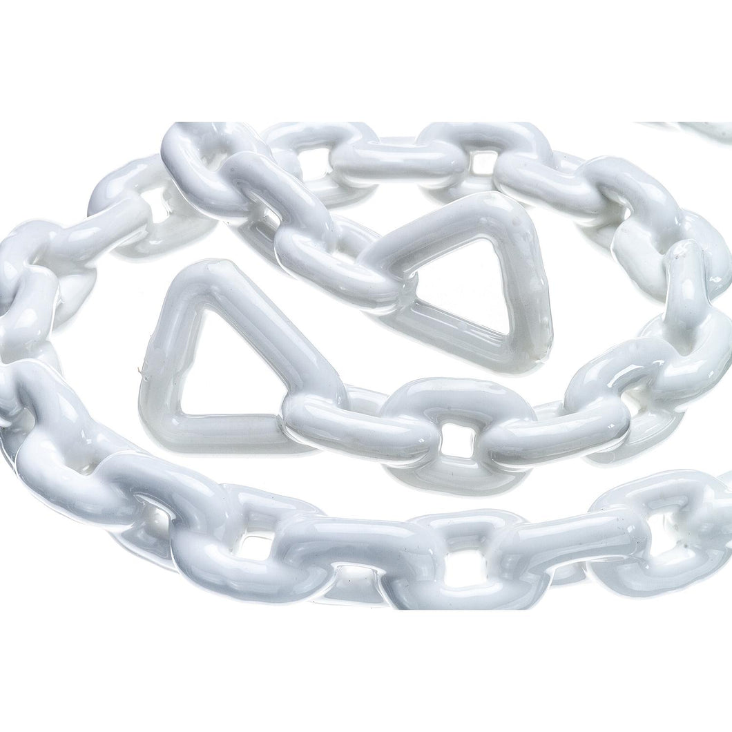 Seachoice Boat Anchor Chain, PVC, White, Coated, 1/4 In. X 4 Ft. Default Title -Modern Boat Sales & Service