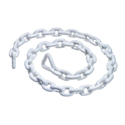 Seachoice Boat Anchor Chain, PVC, White, Coated, 3/8 In. X 6 Ft., For Boats Up to 54 Feet -Modern Boat Sales & Service