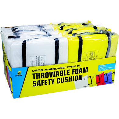Seachoice 44950 Type IV Throwable Foam Safety Cushions in Retail Display Box -Modern Boat Sales & Service