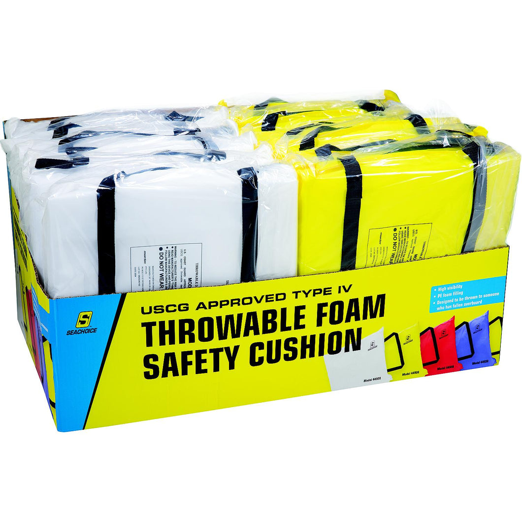 Seachoice 44950 Type IV Throwable Foam Safety Cushions in Retail Display Box -Modern Boat Sales & Service