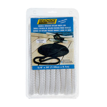 Seachoice 46951 Double-Braid Nylon Dock Line w/ Eye Splice, Pre-Shrunk, Heat Stabilized, 5/8 In. X 30 Ft., White Default Title -Modern Boat Sales & Service