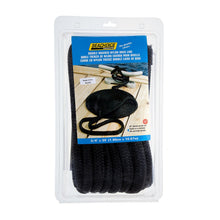 Seachoice Double-Braid Nylon Dock Line w/ Eye Splice, Pre-Shrunk, Heat Stabilized, 3/4 In. X 35 Ft., Black -Modern Boat Sales & Service