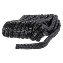 Seachoice 47221 Double-Braid Nylon Dock Line w/ Eye Splice, Pre-Shrunk, Heat Stabilized, 3/4 In. X 50 Ft., Black -Modern Boat Sales & Service