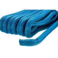 Seachoice Double-Braid Nylon Dock Line w/ Eye Splice, Pre-Shrunk, Heat Stabilized, 3/4 In. X 25 Ft., Blue -Modern Boat Sales & Service