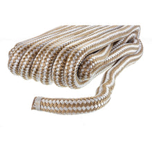 Seachoice Double-Braid Nylon Dock Line w/ Eye Splice, Pre-Shrunk, Heat Stabilized, 3/4 In. X 25 Ft., Gold White Default Title -Modern Boat Sales & Service