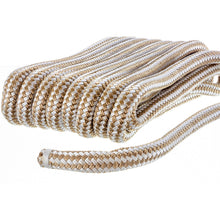 Seachoice Double-Braid Nylon Dock Line w/ Eye Splice, Pre-Shrunk, Heat Stabilized, 3/4 In. X 35 Ft., Gold White Default Title -Modern Boat Sales & Service