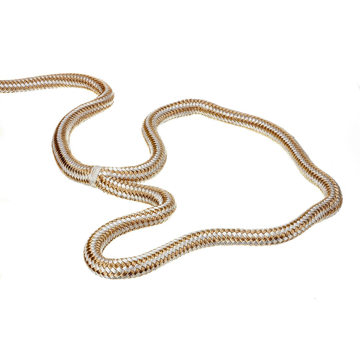 Seachoice Double-Braid Nylon Dock Line w/ Eye Splice, Pre-Shrunk, Heat Stabilized, 3/4 In. X 50 Ft., Gold White Default Title -Modern Boat Sales & Service