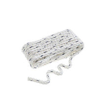Seachoice Premium 3-Strand Twisted Nylon Dock Line With Tracer, White w/Blue Tracer, 3/8-Inch x 20 Feet, 10-Inch Eye Splice Default Title -Modern Boat Sales & Service
