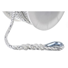 Seachoice 47741 Boat Anchor Line Rope, 3-Strand Twisted, Nylon, White/Blue, 1/2 in. X 150 Ft. -Modern Boat Sales & Service