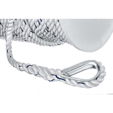 Seachoice 47781 Boat Anchor Line Rope, 3-Strand Twisted, Nylon, White/Blue, 1/2 in. X 250 Ft. -Modern Boat Sales & Service