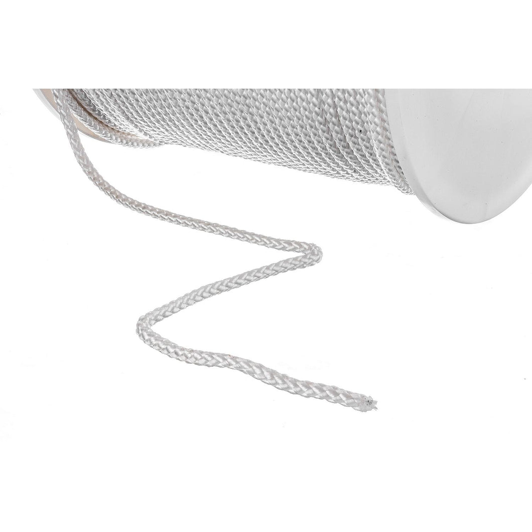 Seachoice Boat Tie Down Cord, White, 1/4 in. X 1,000 Ft., 1000 Lbs. Tensile Strength, 8-Strand Braided Polypropylene Default Title -Modern Boat Sales & Service
