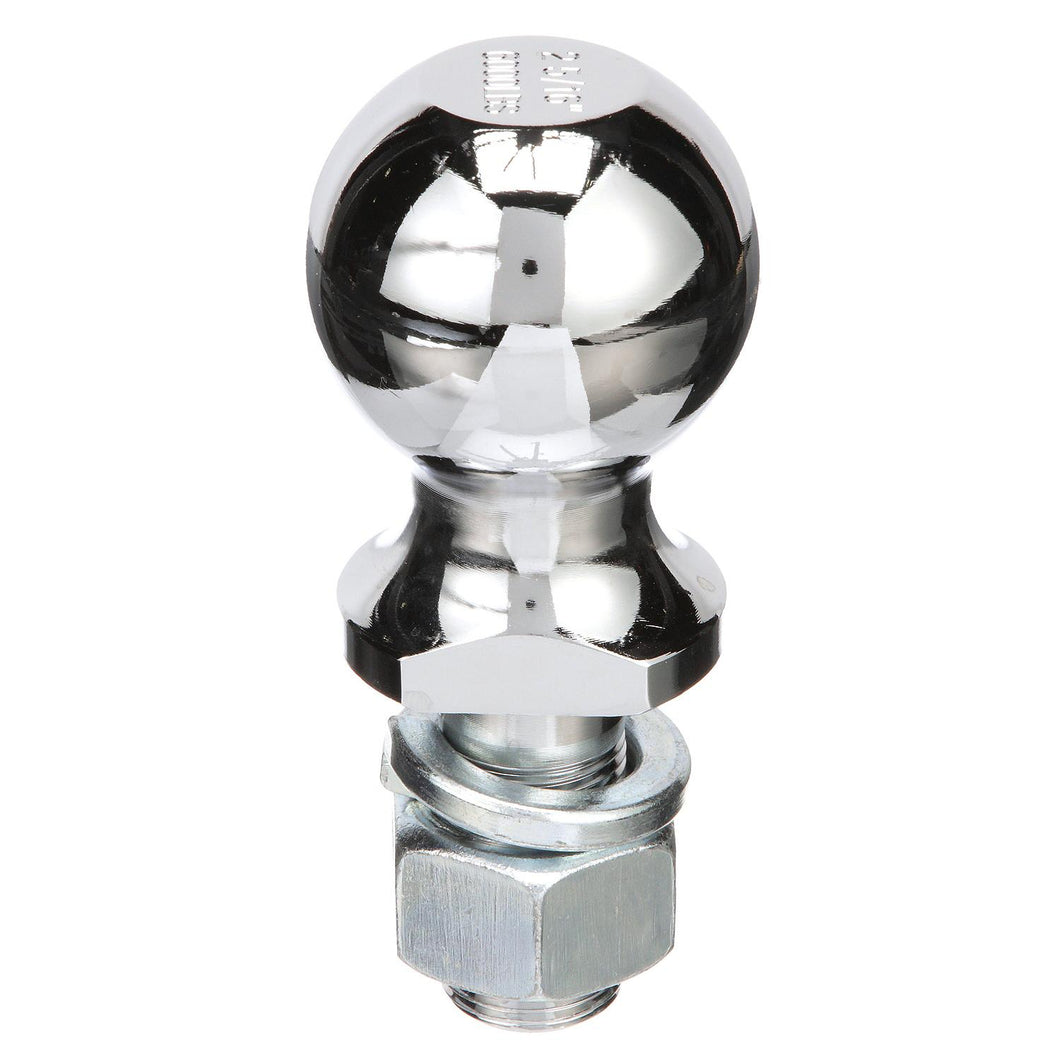 Seachoice Trailer Ball, 2-5/16 in., 1 X 2 in. Shank, 6,000 Lb. Capacity, Chrome Finish Default Title -Modern Boat Sales & Service