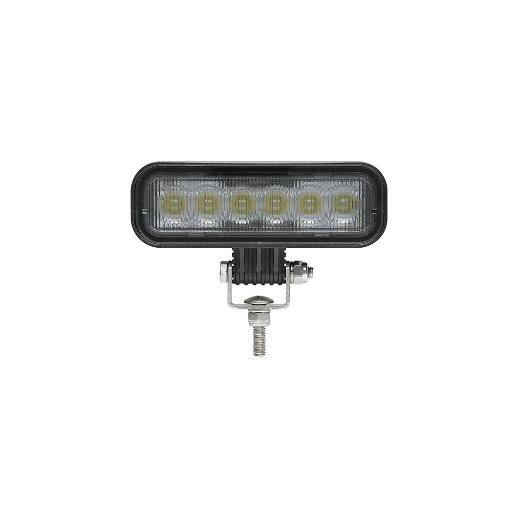 Seachoice 6 LED Flood Beam Work Light, 865 Lumens, Rectangular, Black Housing -Modern Boat Sales & Service