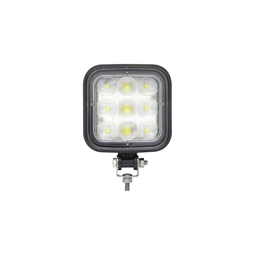 Seachoice 51661 LED Flood Beam Square/Wide Angle Work Light, 12/24V, Black Housing, 9 LEDs -Modern Boat Sales & Service