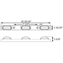 Seachoice Three Light LED Trailer Bar, Waterproof, 15.94 in., Red Default Title -Modern Boat Sales & Service
