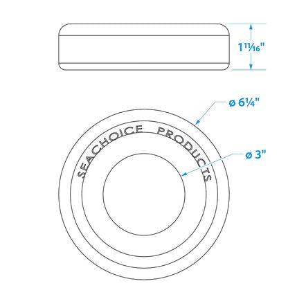 Seachoice Trailer Jack Stand Wheel Stop Default Title -Modern Boat Sales & Service