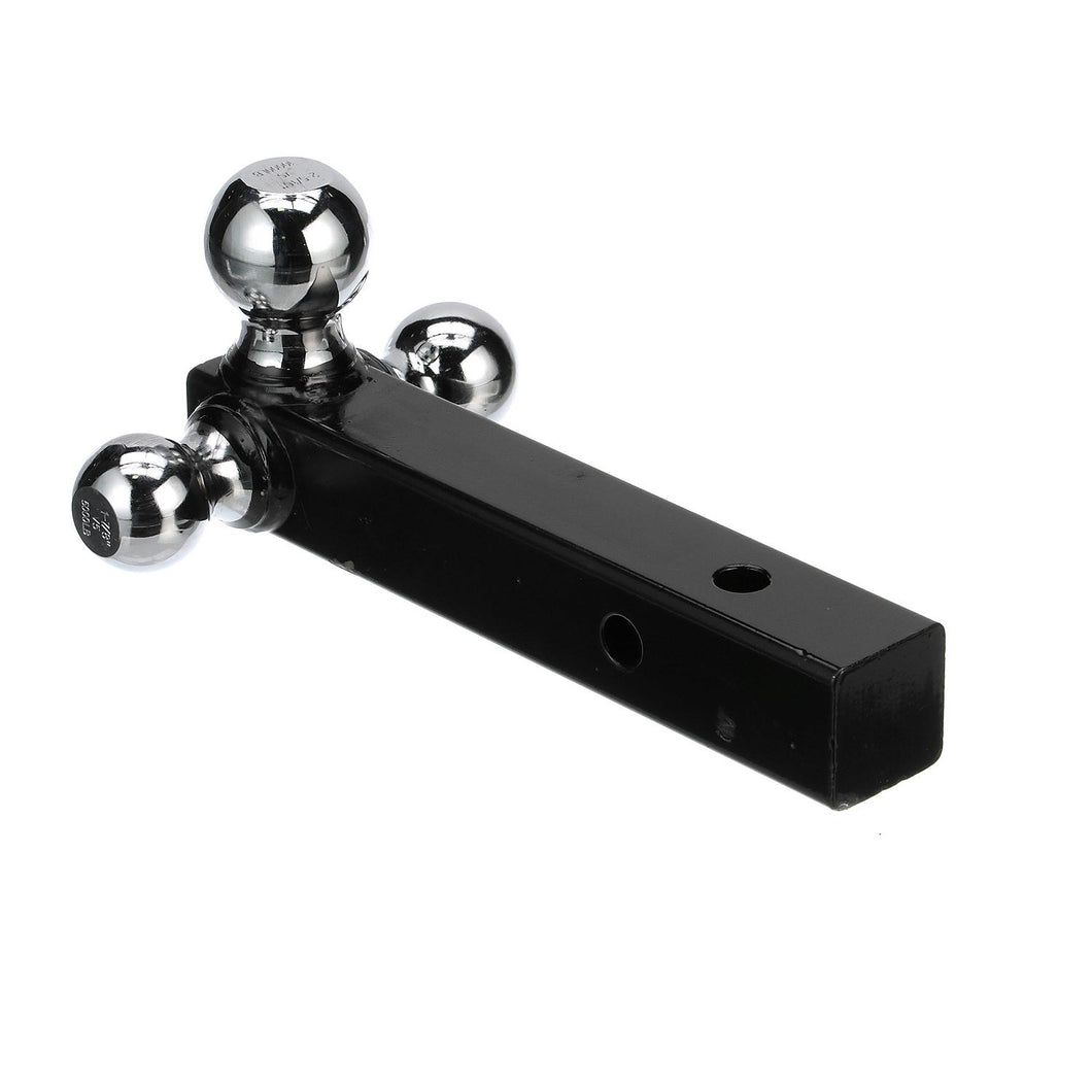 Seachoice Tri Ball Mount Solid Shank Trailer Hitch, 2 in., Chrome Default Title -Modern Boat Sales & Service