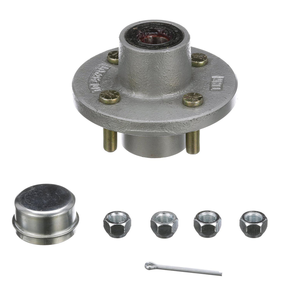 Seachoice 53021 Trailer Wheel Hub, 1 In. Axle, 4 Lug, Galvanized, Pregreased -Modern Boat Sales & Service
