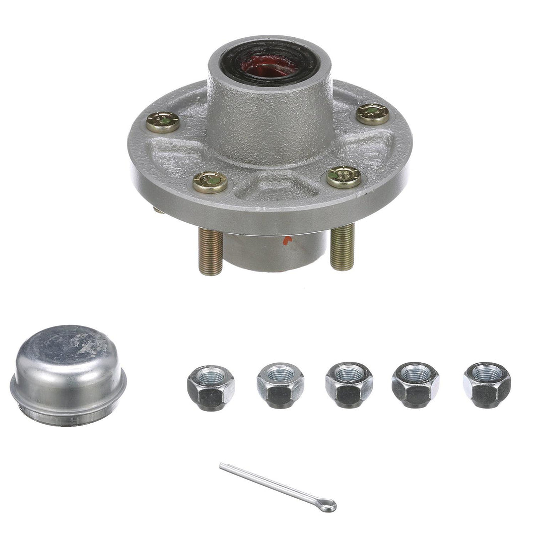 Seachoice 53041 Trailer Wheel Hub, 1 in. Axle, 5 Lug, Galvanized, Pregreased Default Title -Modern Boat Sales & Service