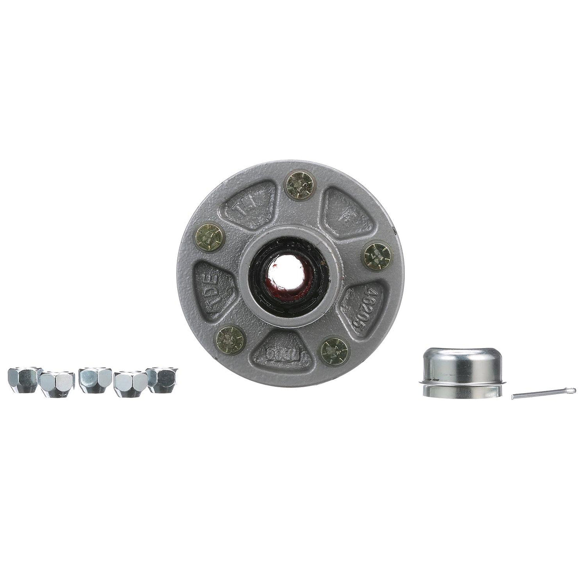 Seachoice 53061 Trailer Wheel Hub, 1.25 in. Axle, 5 Lug, Galvanized, Pregreased -Modern Boat Sales & Service