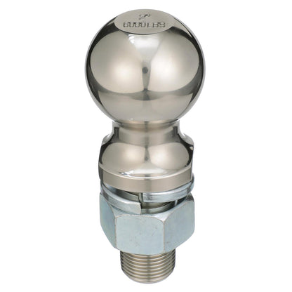 Seachoice Trailer Ball, 2 in., 1 X 2-1/8 in. Shank, 6,000 Lb. Capacity, Stainless Steel Default Title -Modern Boat Sales & Service